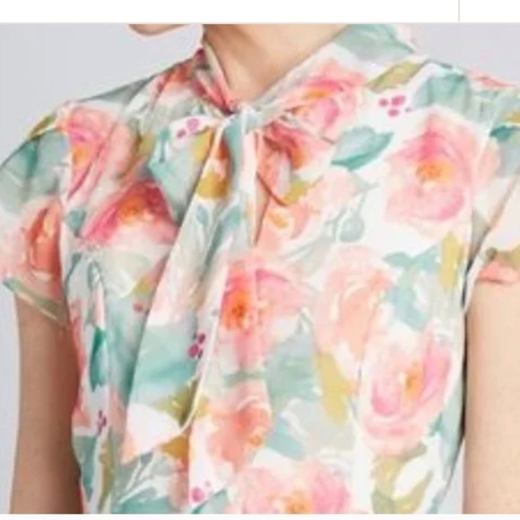 Modcloth Prim With Pizzazz Chiffon Midi Dress Size Medium - Picture 3 of 9